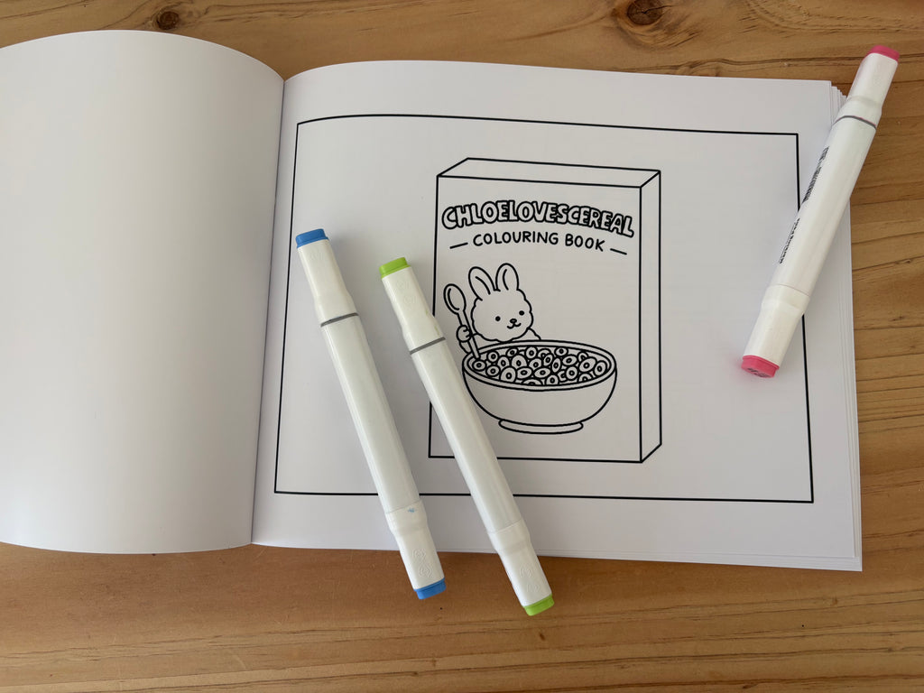 chloelovescereal Colouring Book Volume 1